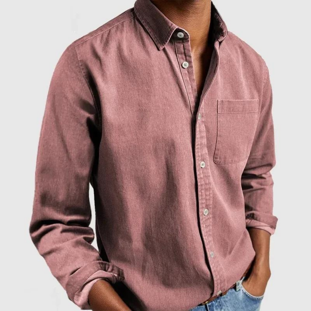 Kieran - Modern Soft-Touch Button-Up Shirt | By Julian & Claire Toronto