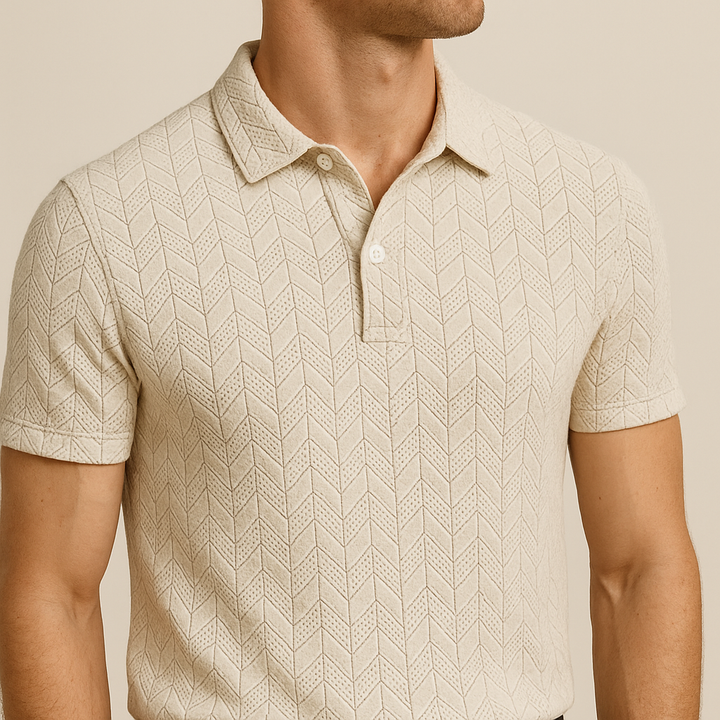 Men's Polo Shirt Modern Lapel Collar