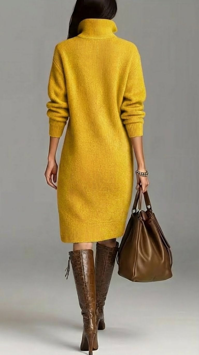 Maribel™ | Soft Knitted Button Dress