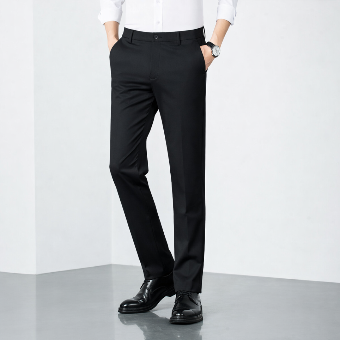 STRAIGHT BUSINESS TROUSERS