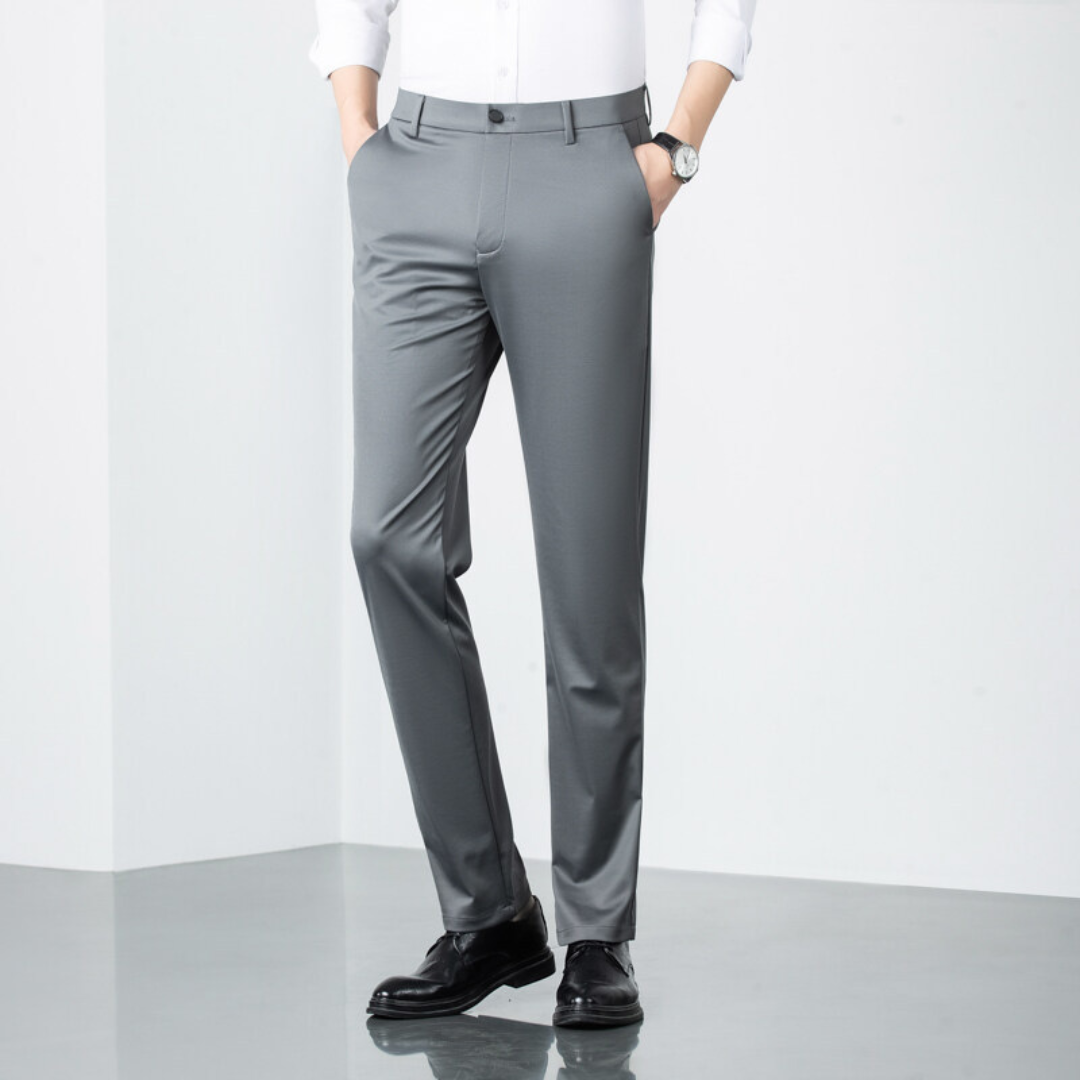STRAIGHT BUSINESS TROUSERS