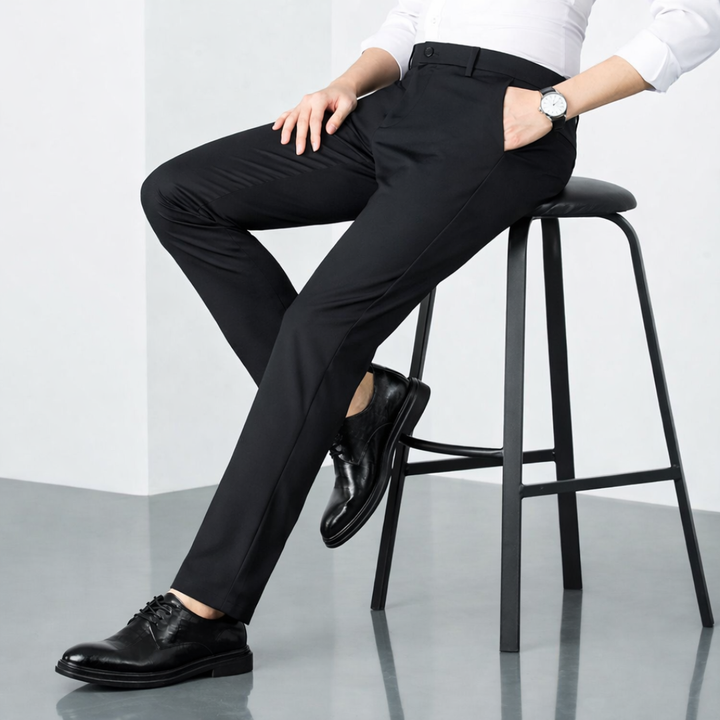 STRAIGHT BUSINESS TROUSERS