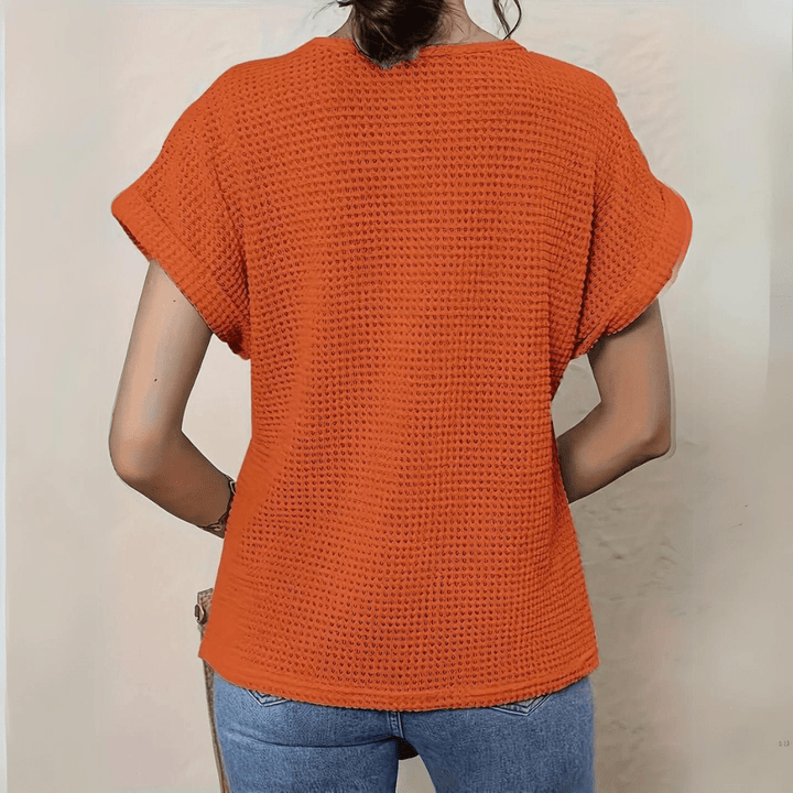Esmie™ | Chic Bohemian Cut-Out Top