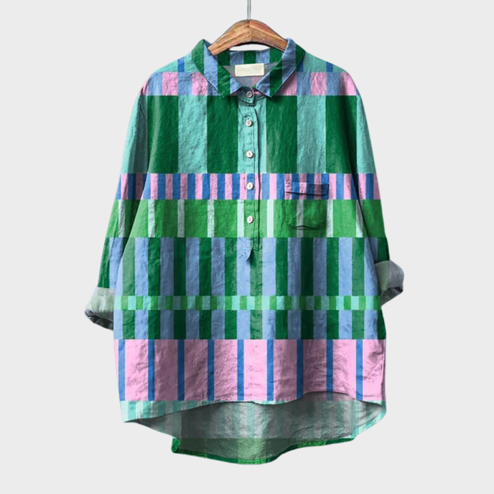 Azélie™ | Colourful Graphic Blouse