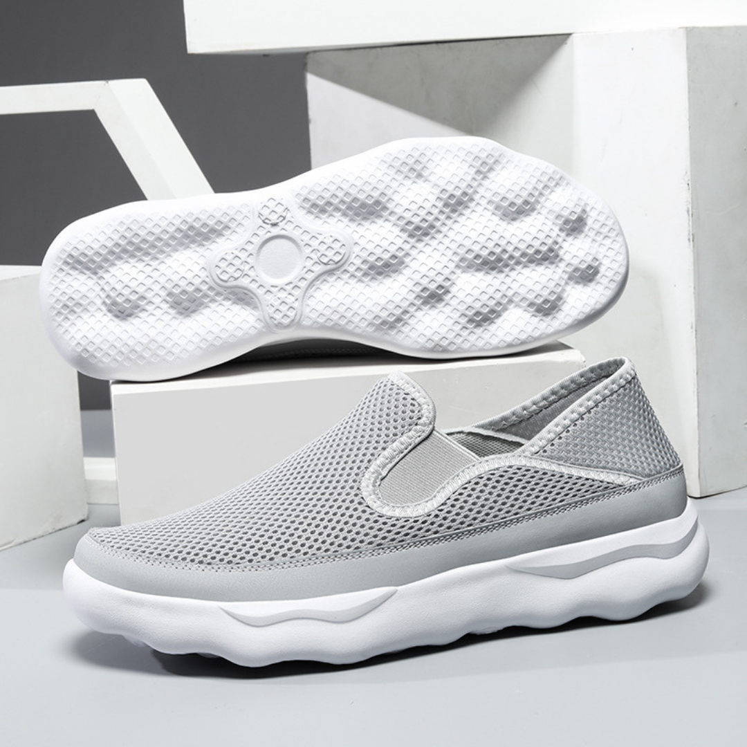BREATHABLE MESH SLIP-ONS