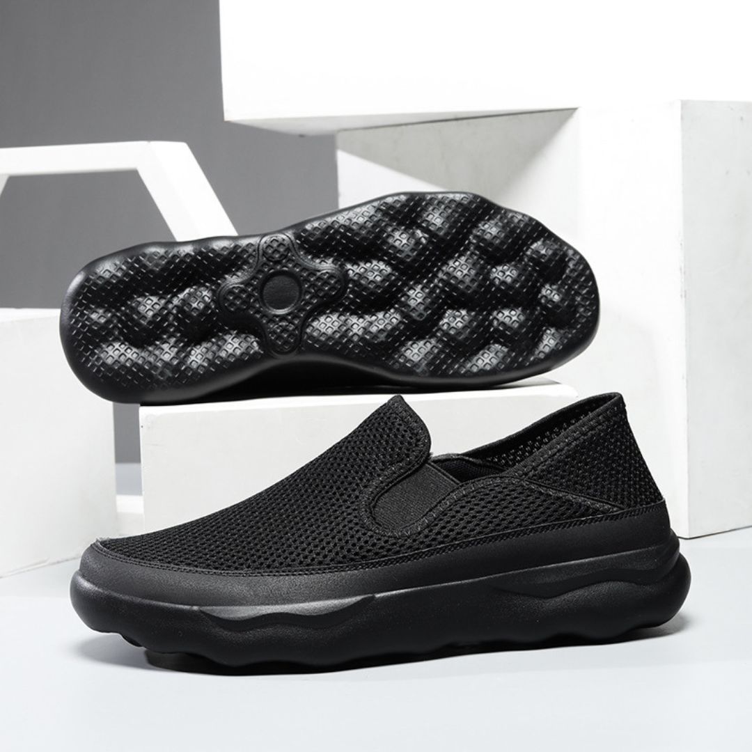BREATHABLE MESH SLIP-ONS