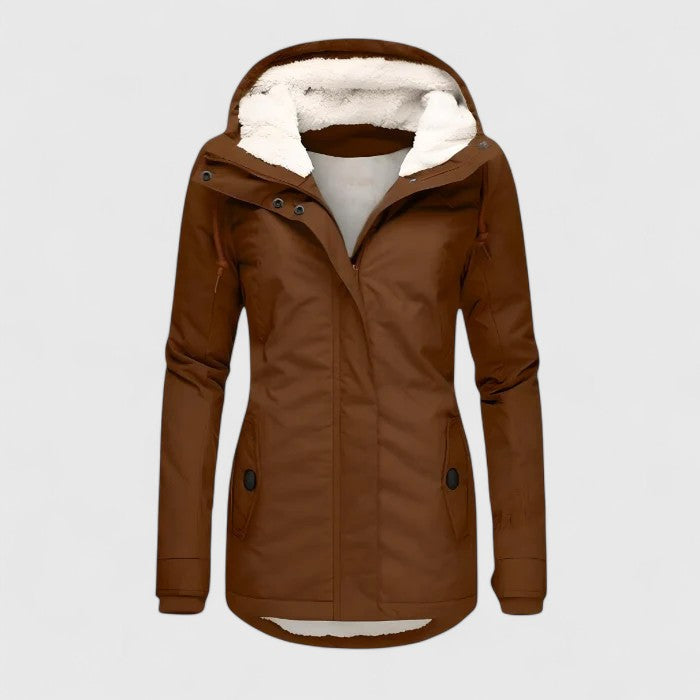 Seravia – Waterproof Winter Jacket with Hood