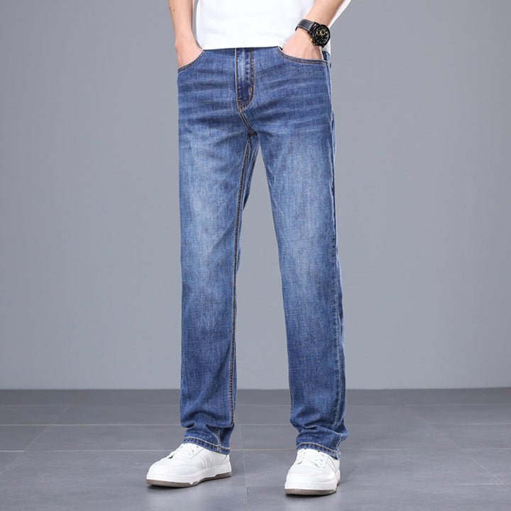 STRAIGHT DENIM PANTS