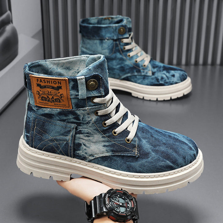 STREETWEAR DENIM BOOTS