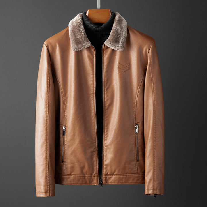 LIGHT LEATHER JACKET