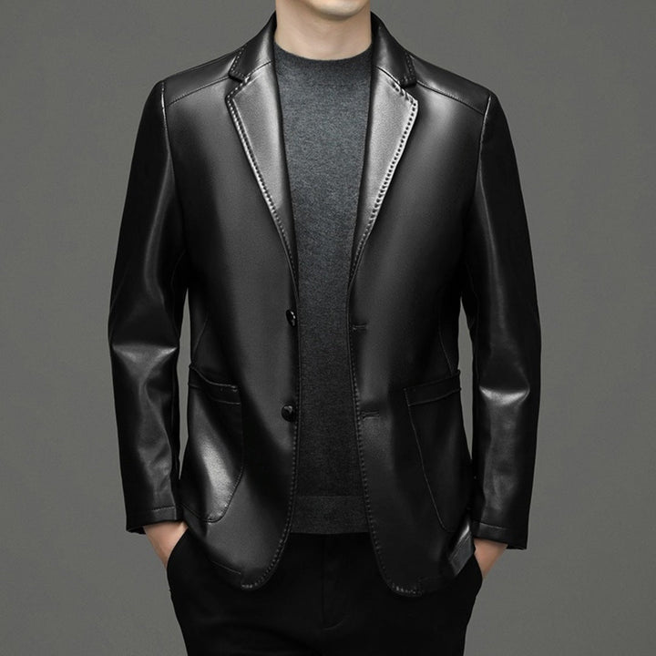 LEATHER CASUAL JACKET