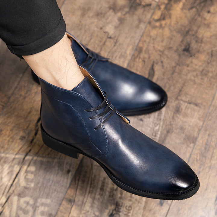 POLISHED LACE BOOTS