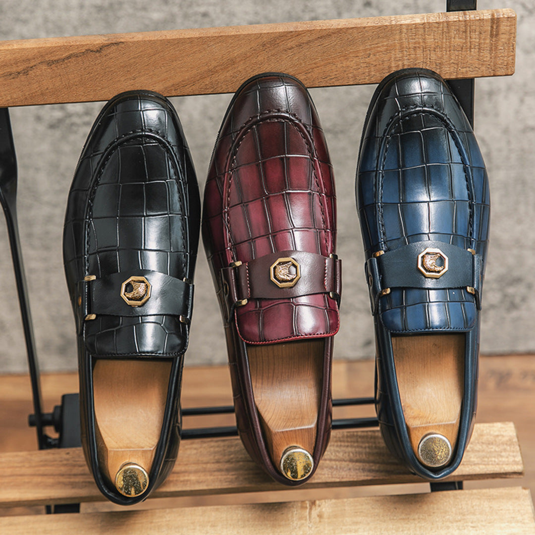 METAL ACCENT LOAFERS