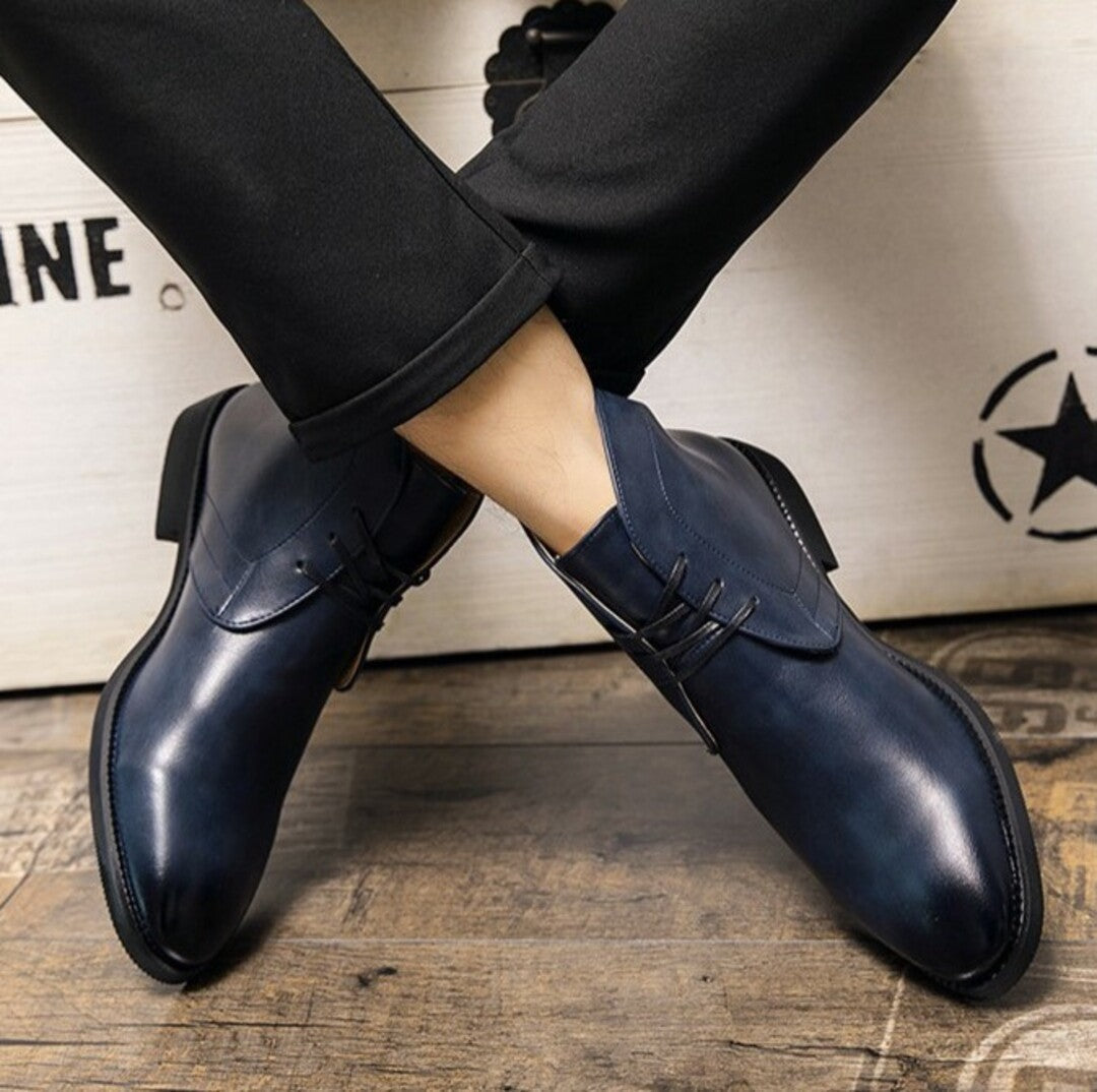 POLISHED LACE BOOTS