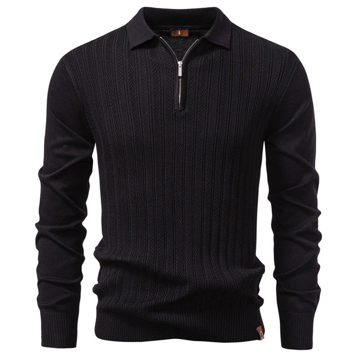 Colby - Timeless Half-Zip Knit Sweater | By Julian & Claire Toronto