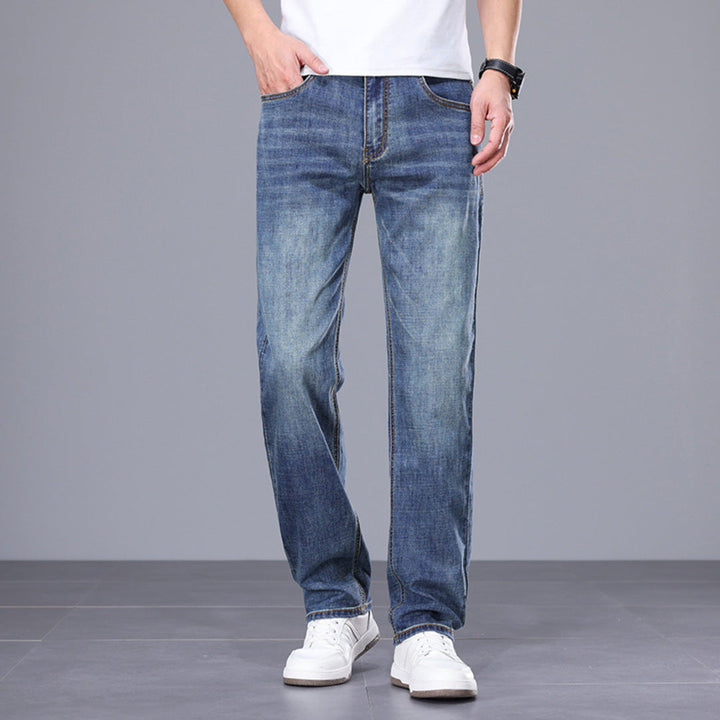 STRAIGHT DENIM PANTS