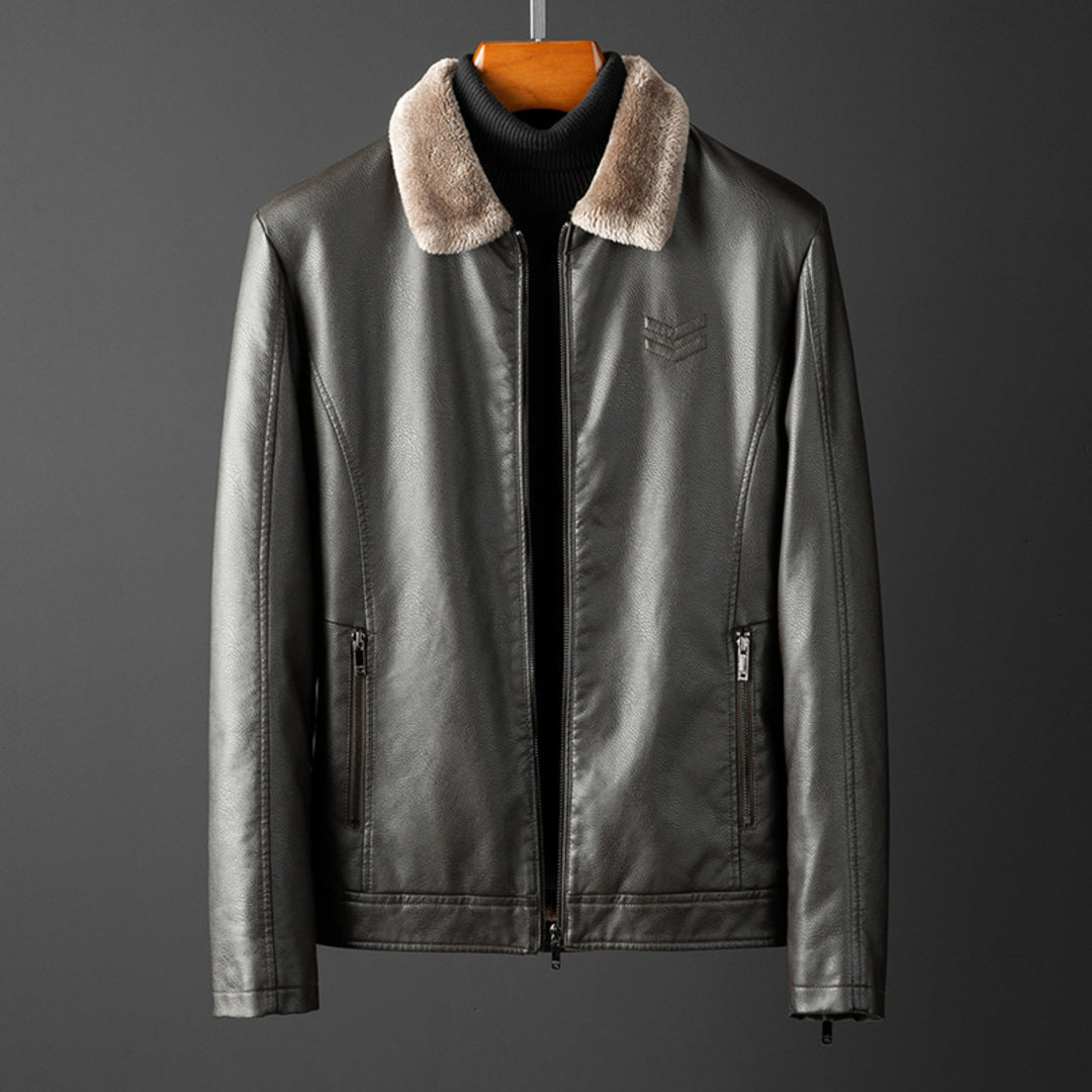 LIGHT LEATHER JACKET