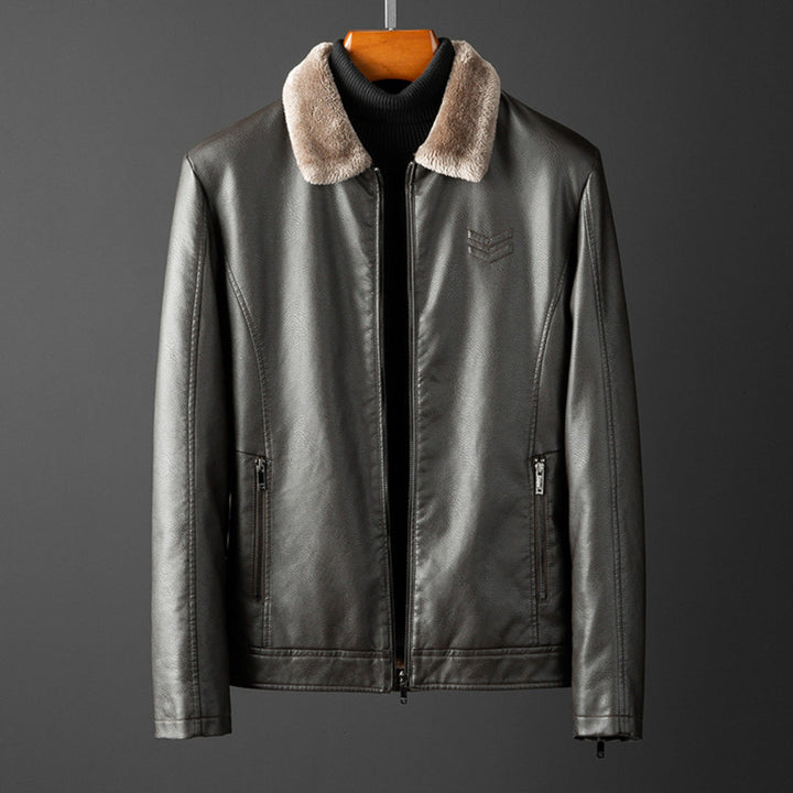 LIGHT LEATHER JACKET