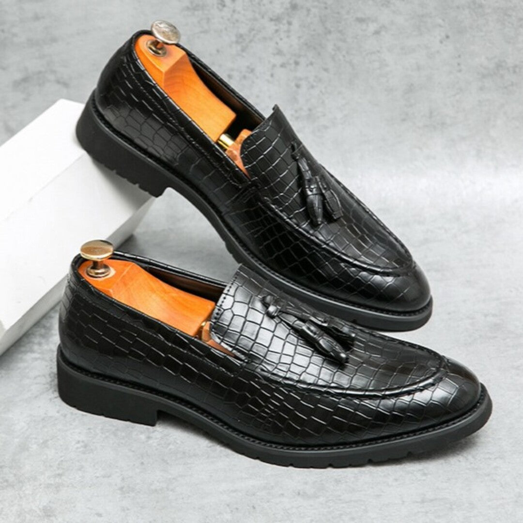 LEATHER DRESS LOAFERS