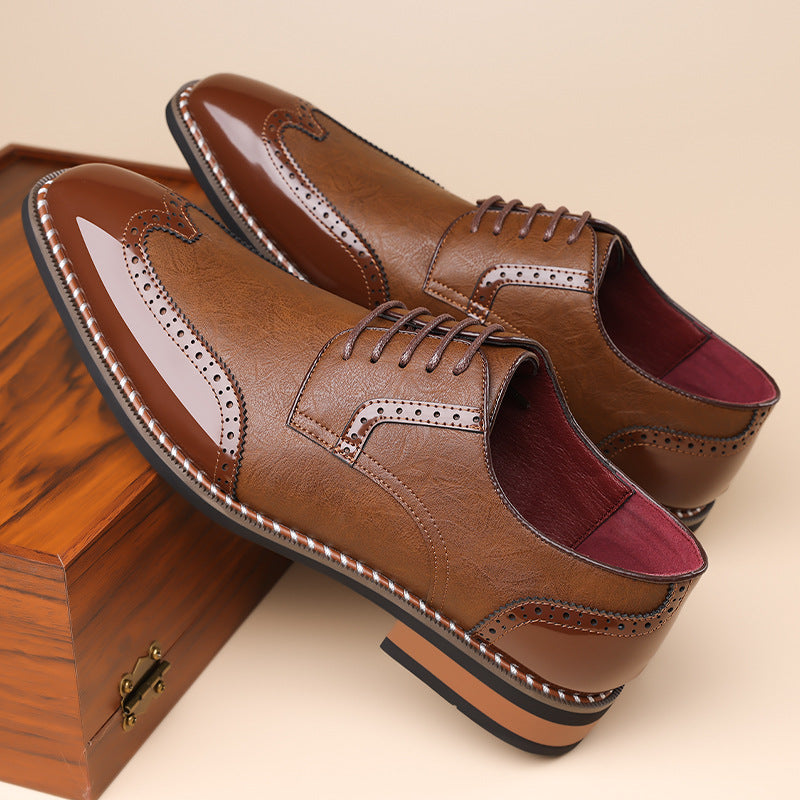 TWO-TONE FORMAL OXFORDS SHOES