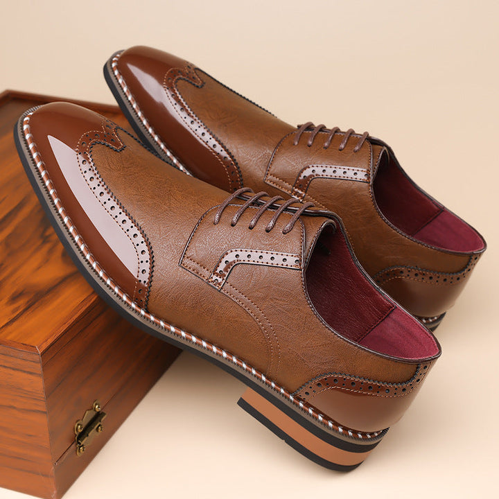 TWO-TONE FORMAL OXFORDS SHOES