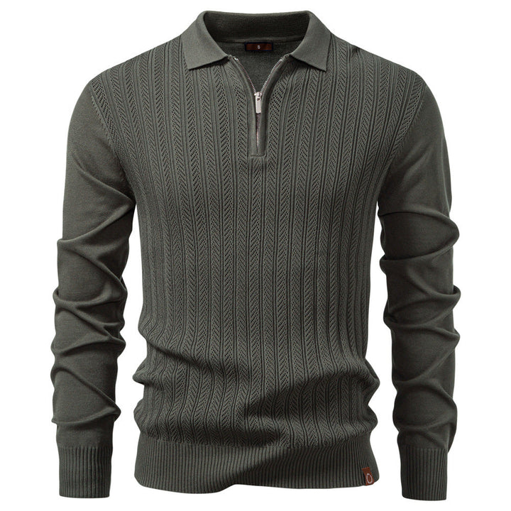 Colby - Timeless Half-Zip Knit Sweater | By Julian & Claire Toronto