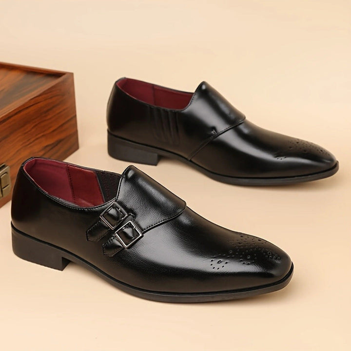 POLISHED LEATHER LOAFERS
