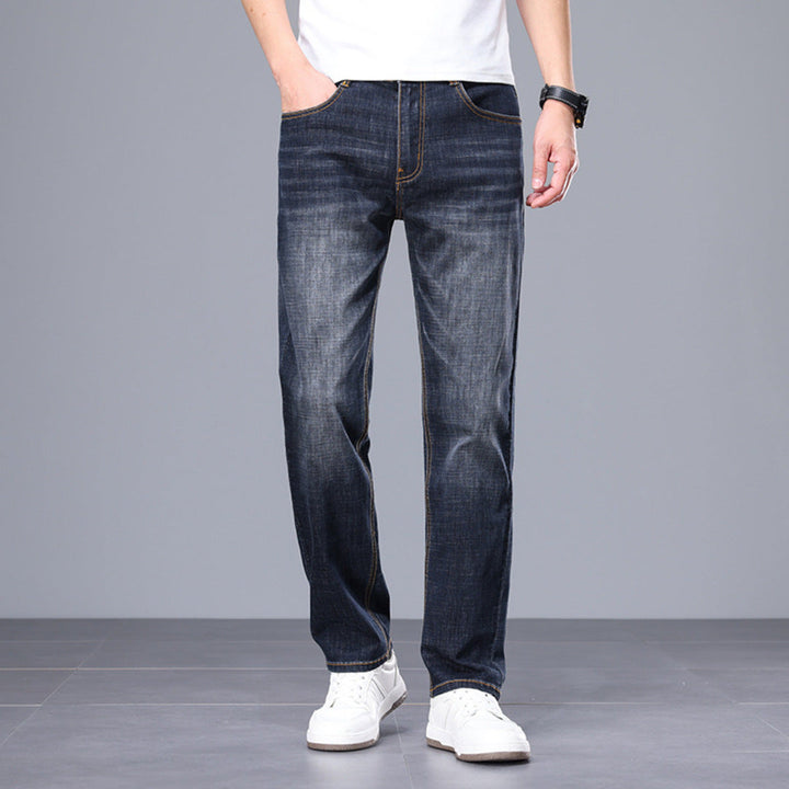 STRAIGHT DENIM PANTS