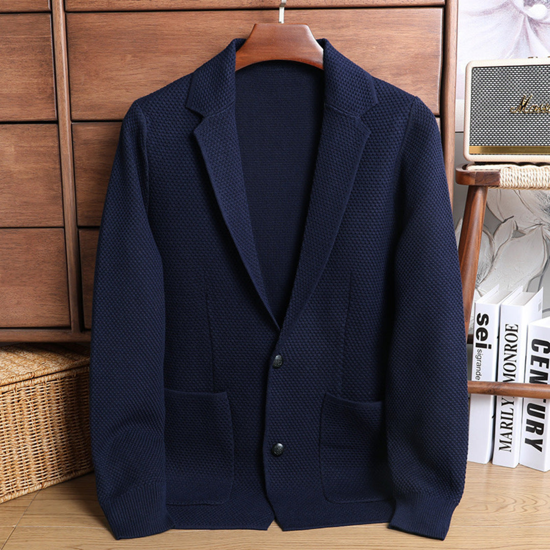 WOOL KNITTED BLAZER