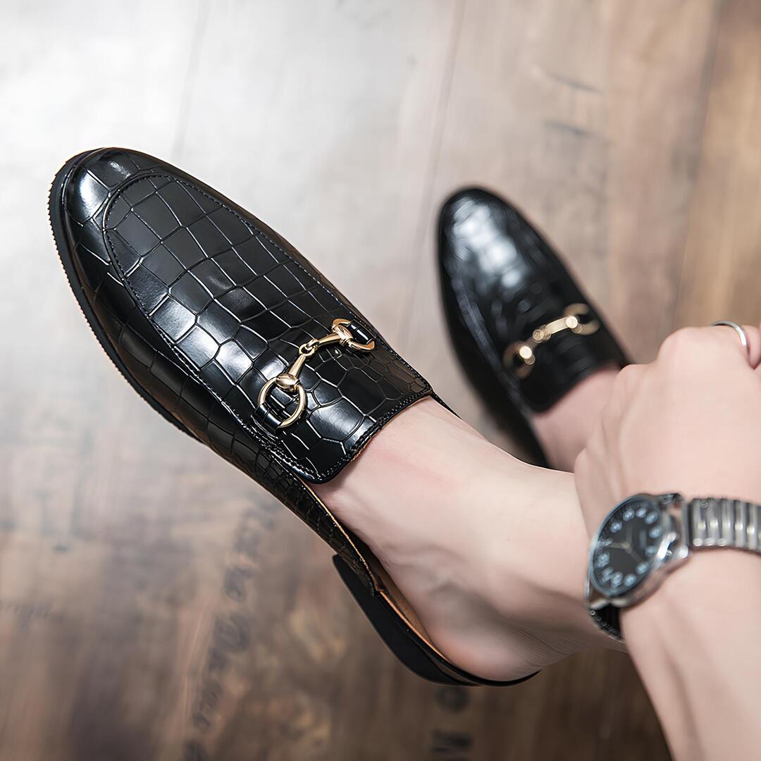 HALF LEATHER SHOES