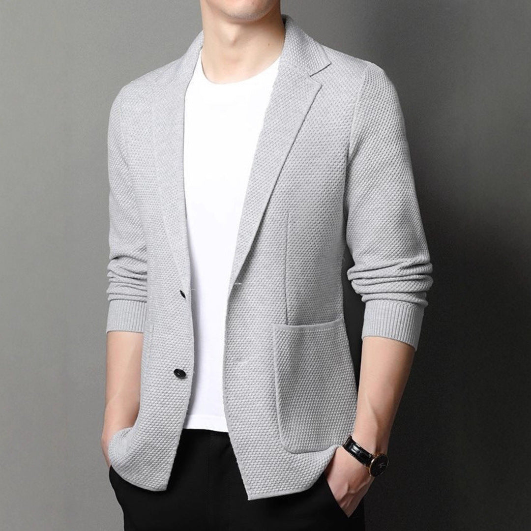 WOOL KNITTED BLAZER