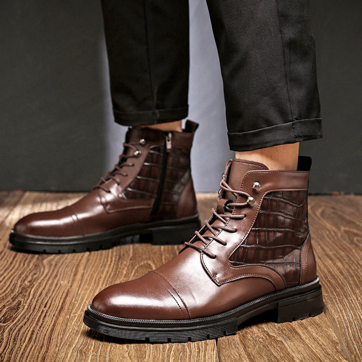 RETRO LEATHER BOOTS