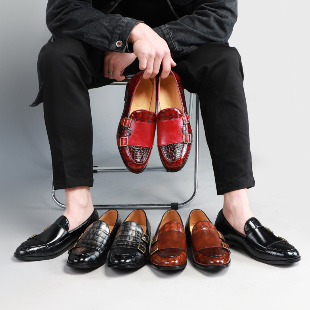 DOUBLE BUCKLE LOAFERS