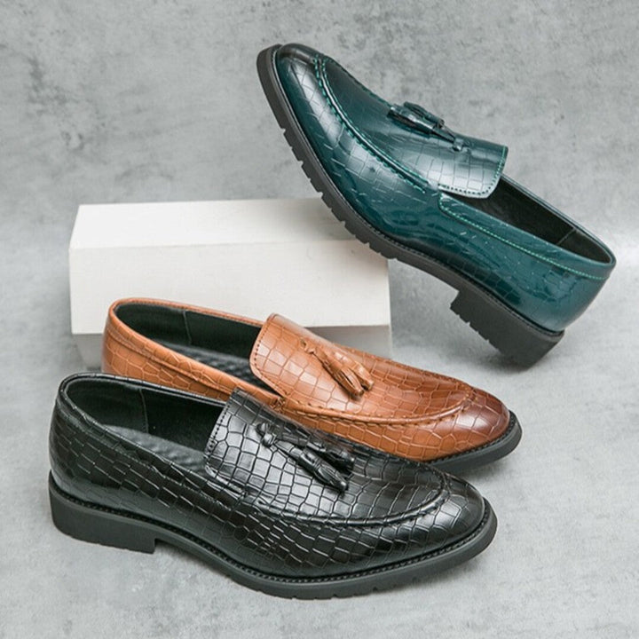 LEATHER DRESS LOAFERS