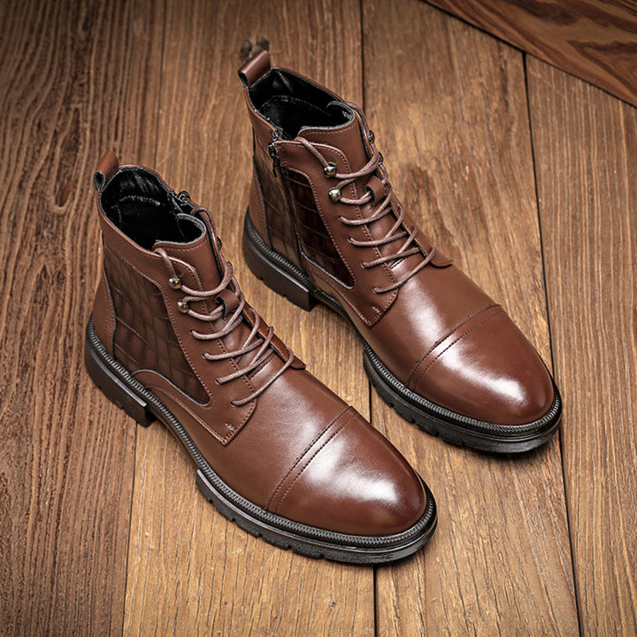 RETRO LEATHER BOOTS