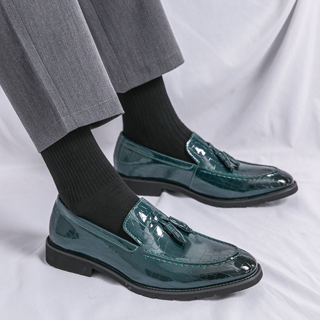 LEATHER DRESS LOAFERS