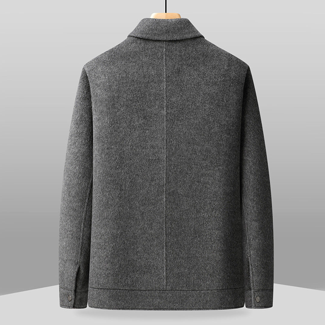 LUXURIOUS ZIP WOOL JACKET