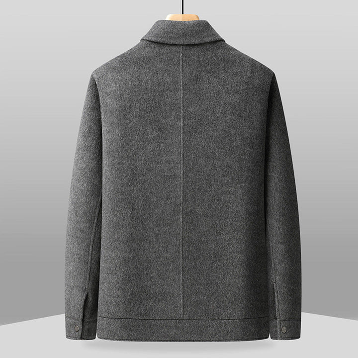 LUXURIOUS ZIP WOOL JACKET