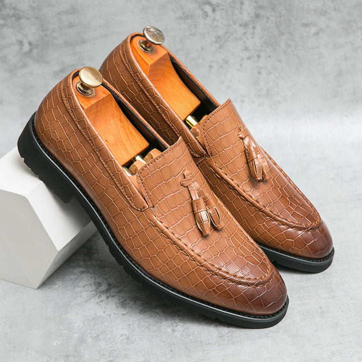 LEATHER DRESS LOAFERS