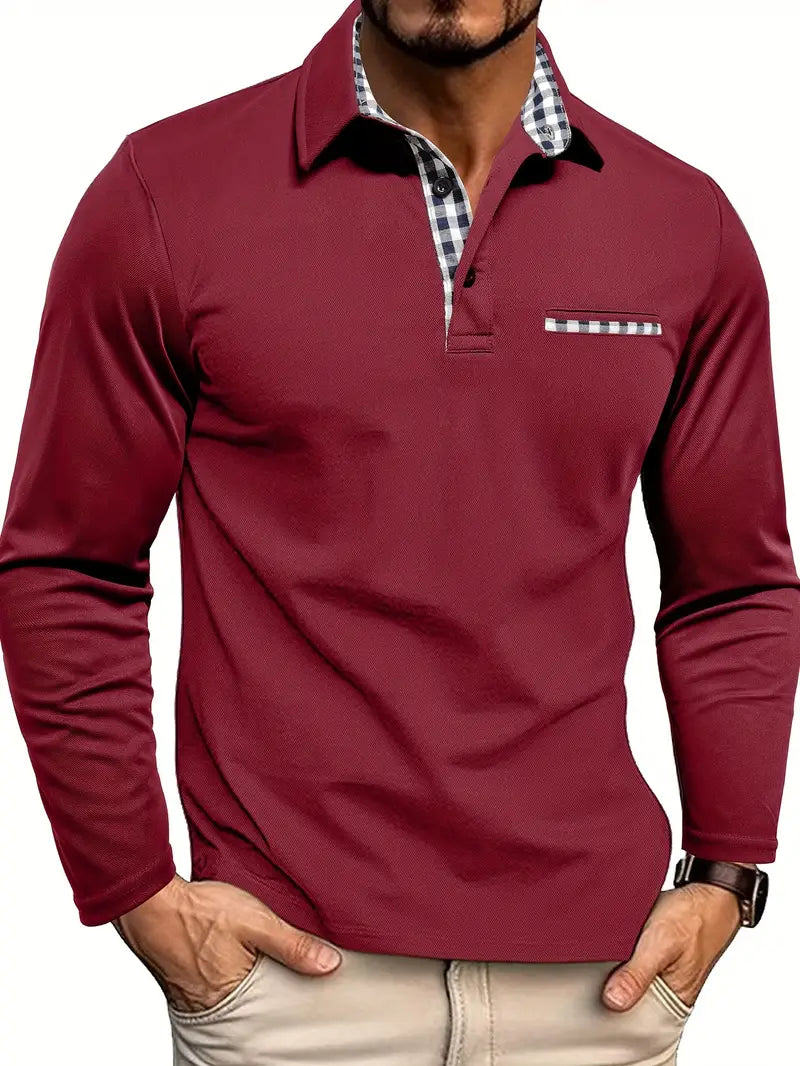 Tobias - Classic Long Sleeve Polo | By Julian & Claire Toronto