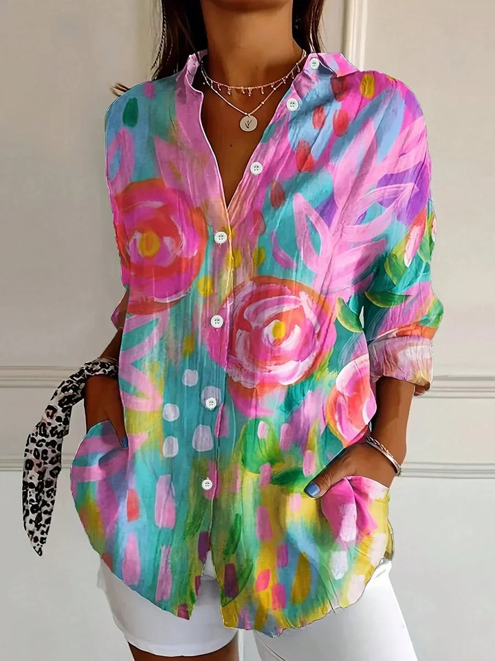 Kathryn™ | Fluid Printed Blouse