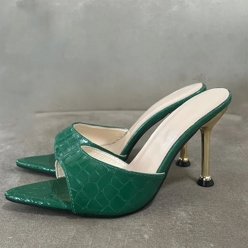 Verlisse Croc Heels