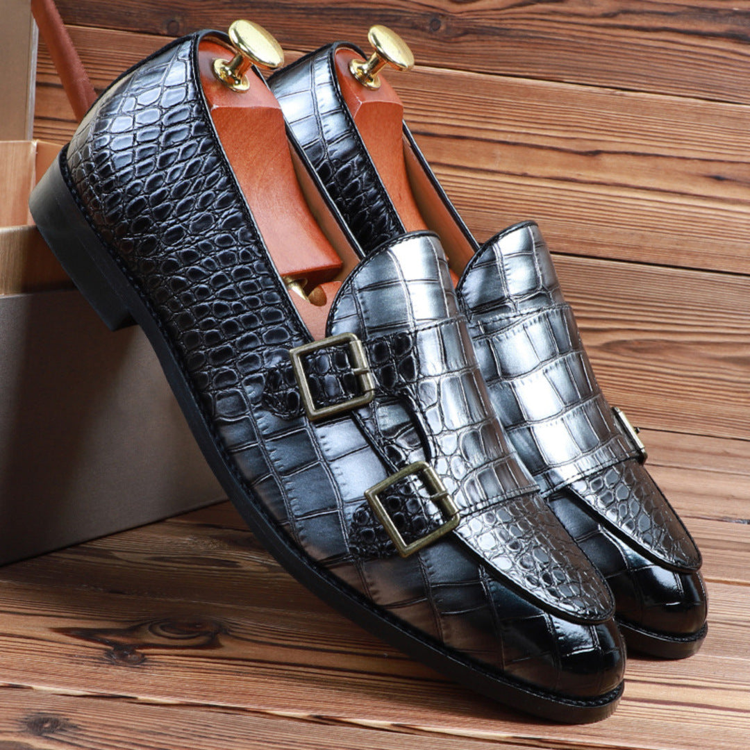DOUBLE BUCKLE LOAFERS