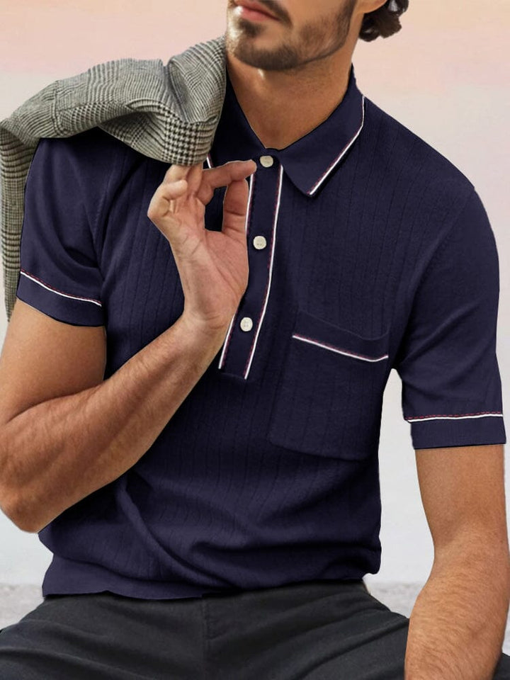 Jerry - Soft Breathable Knit Polo Shirt | By Julian & Claire Toronto