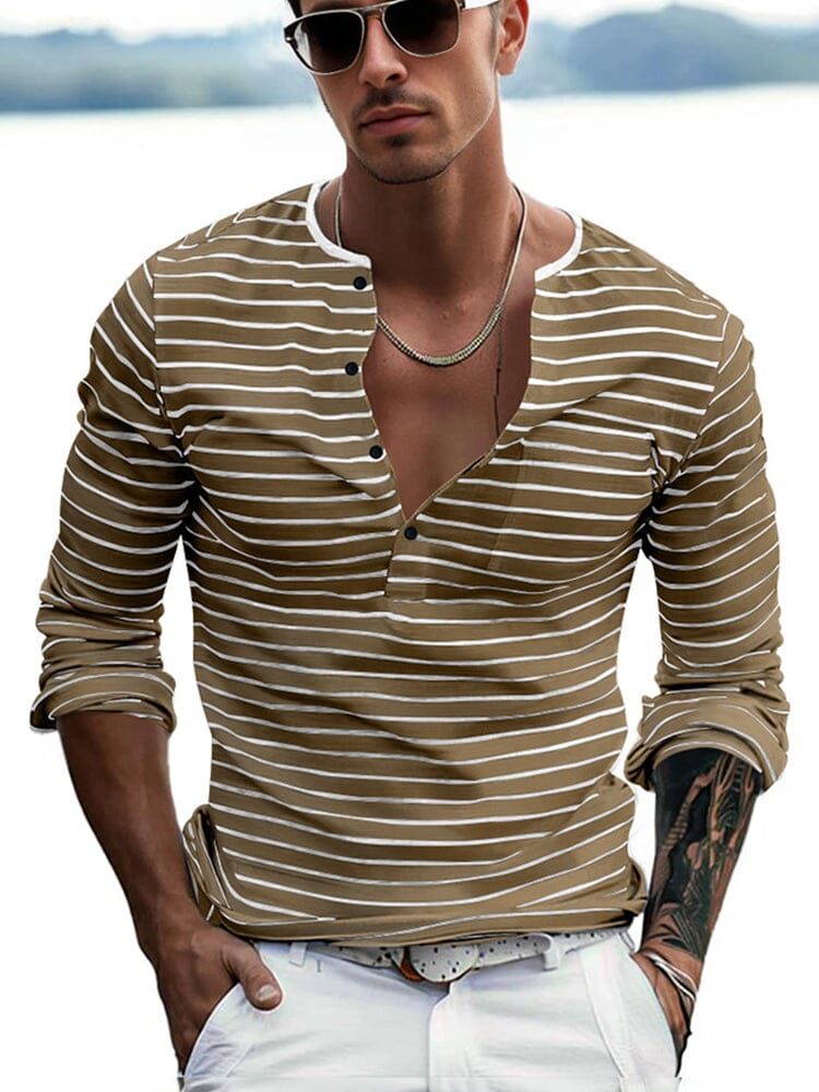 Mike - Comfy Stripe Shirt | By Julian & Claire Toronto