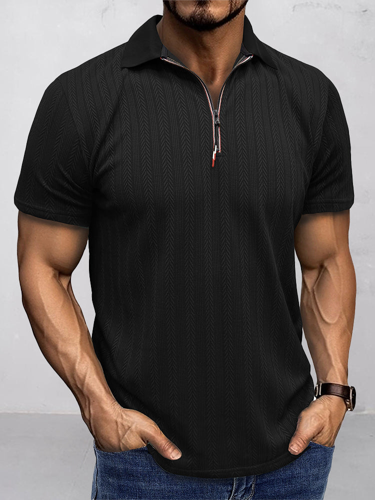 Esteban - Breathable Summer Knit Polo Shirt | By Julian & Claire Toronto