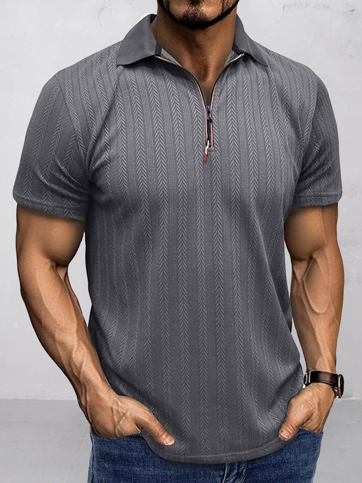 Esteban - Breathable Summer Knit Polo Shirt | By Julian & Claire Toronto