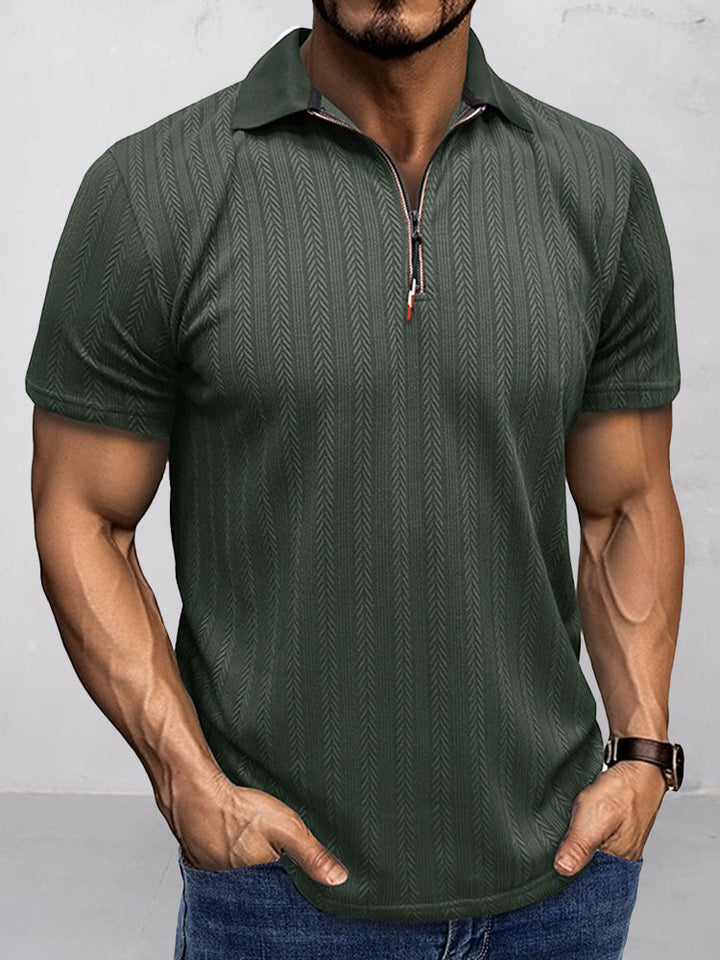 Esteban - Breathable Summer Knit Polo Shirt | By Julian & Claire Toronto
