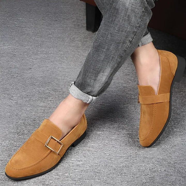 SUEDE LEATHER LOAFERS