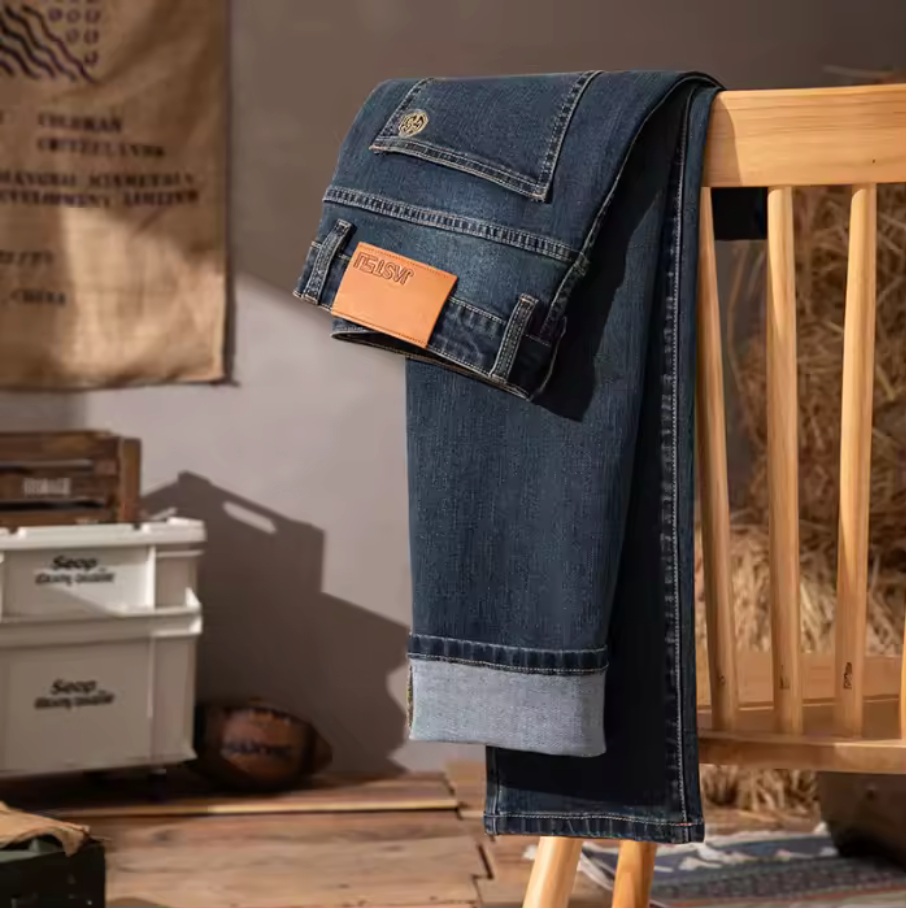 HERITAGE STRAIGHT-FIT JEANS